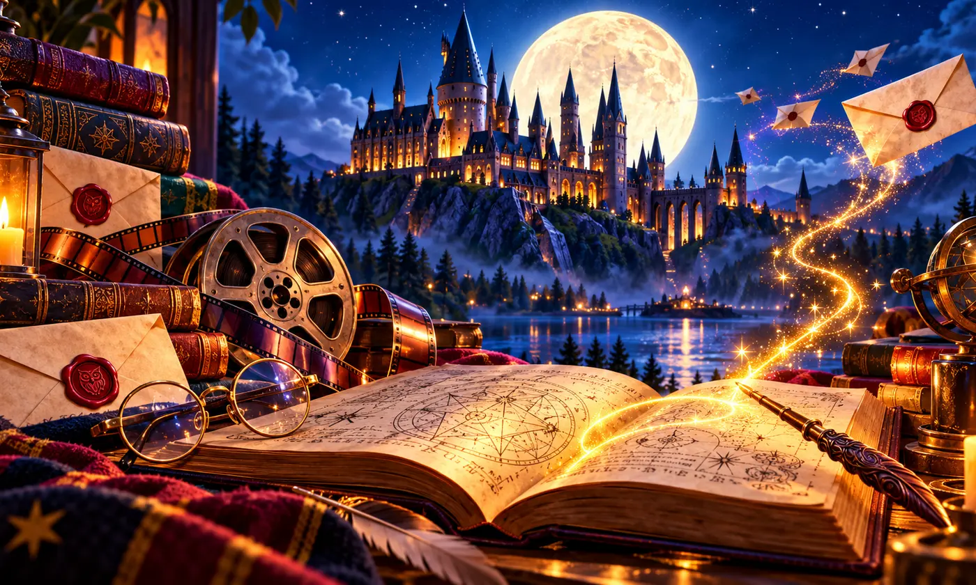Сказочный замок и открытая книга
